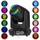 thumbnail image 1 of Cabeza Móvil + Aro de luz SMD luz de Escenario DMX Spot 120W Prisma de 5 Caras Gobos Dicroicos y Metálicos Steelpro, 1 of 7