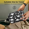 thumbnail image 5 of Toiletries Bag,Dinosaur Silhouette Pattern Mens Womens Toiletry Bag Bathroom Bag,Waterproof Toiletry Travel Bag Dopp Kit Shaving Bag 11x6.3x5.1 Inch, 5 of 5