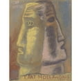 thumbnail image 2 of Leo Gestel 15x18 Gold Ornate Wood Frame and Double Matted Museum Art Print Titled - Design Sketch for Paul Fierens "L’Art Hollandais Contemporain"; Two Men's Heads, and Profil Depicted, Look, 2 of 4