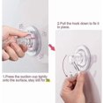thumbnail image 3 of 6-Pack Powerful Suction Hooks for Multi-purpose Use - Push and Lock Design, 3 of 5