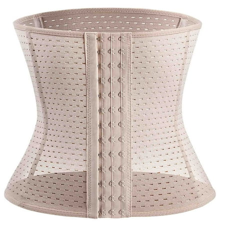 Mnyycxen Waist Trainer for Women Latex Underbust Waist Cincher Corset Sport Girdle Hourglass Body Shaper