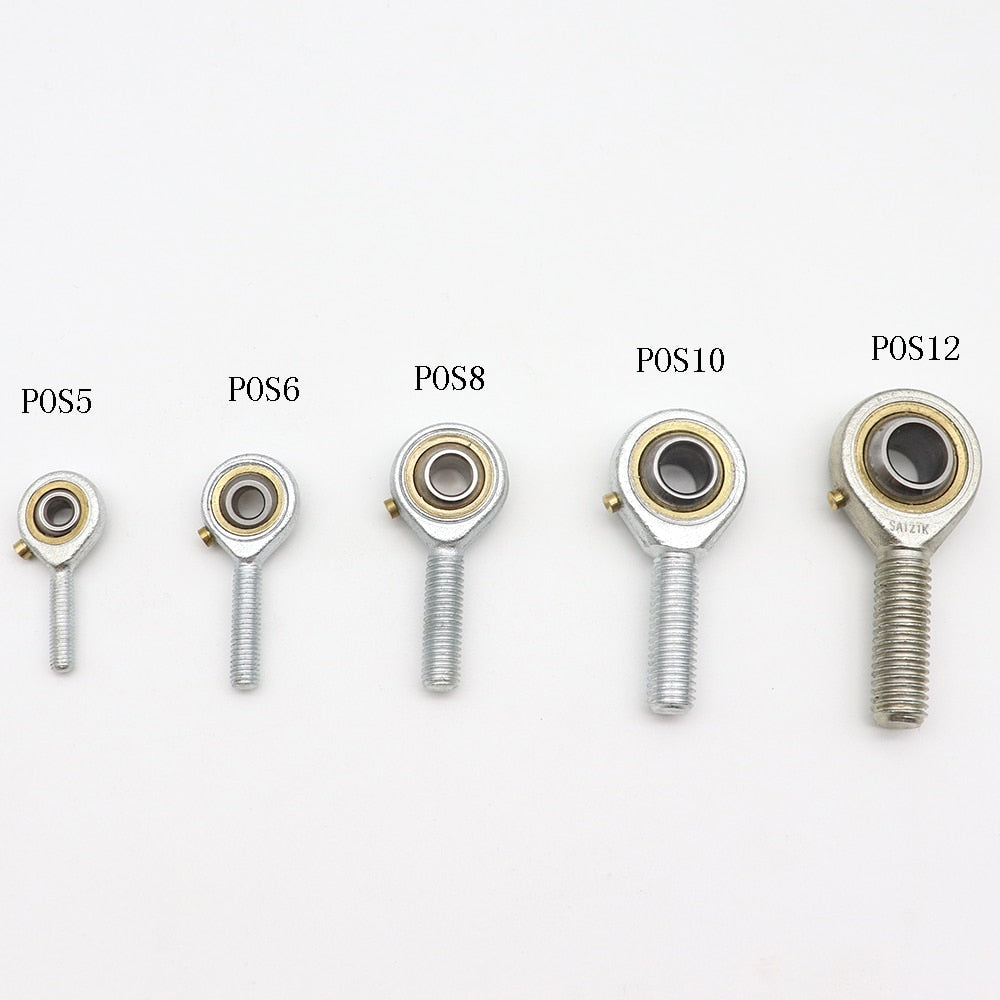 Fish eye Rod Ends bearing Male thread POS 5mm 6mm 8mm 10mm 12mm 14mm