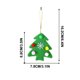 thumbnail image 2 of Adorno navideño de bola de Navidad con diseño de ciervo y muñeco de nieve del País de las Maravillas, para interiores y exteriores, decoración para árbol de Navidad, otoño, bodas, cumpleaños, Hallowee, 2 of 5