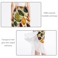 thumbnail image 2 of Leaves Stylish Chiffon Beach Dresses for Women - t for Fun in the Sun on the Shore, 2 of 6