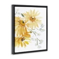 thumbnail image 3 of Stupell Industries Cottage Modern Yellow Daisies Black Floating Frame Canvas Art, 25 x 31, by Amanda Cook, 3 of 8