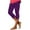C96/Purple, variant on XIYON High Waisted Leggings For Women Calf Length Yoga Pants Workout Leggings Solid Color Workout Yoga Pants