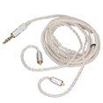 thumbnail image 2 of Earphone Upgrade Cable, MMCX Headphone Upgrade Cable Long Life Firm 8 Strands Silver Plated Copper Line  For T100 For SE535, 2 of 8