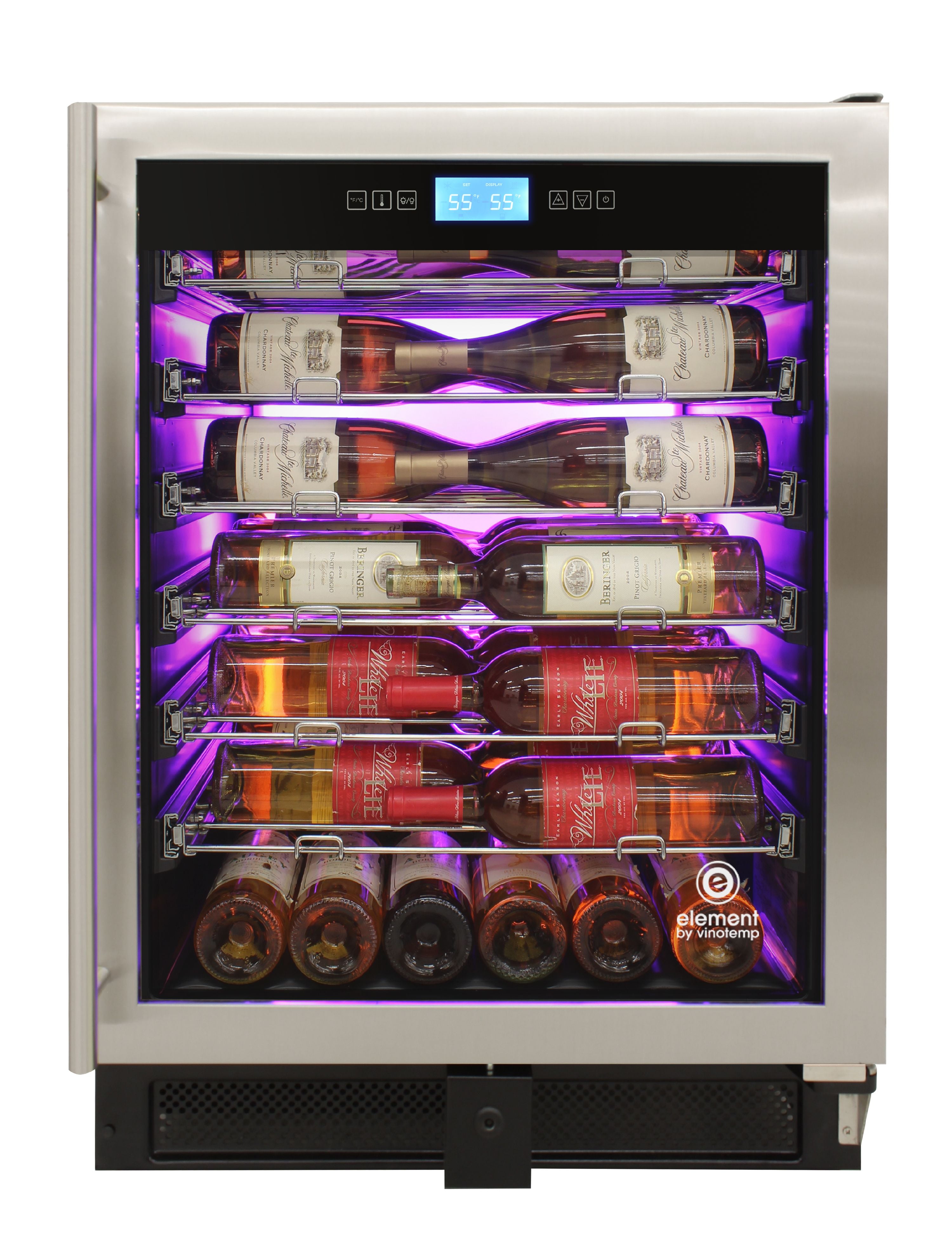 41-Bottle Single-Zone Wine Cooler (Stainless) - Walmart.com