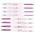 thumbnail image 4 of Crochet Hooks , Non-Slip Crochet Hooks Kit Crochet Hooks Set 8Pcs  For Home For DIY For Weaving For Knitting Blue And White Porcelain Pack Of 8,Safflower Porcelain Pack Of 8, 4 of 8