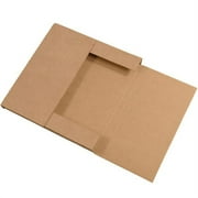 Office Depot® Brand Multi-Depth Easy-Fold Mailers, 12 1/2" x 12 1/2" x 1", Kraft, Pack Of 50