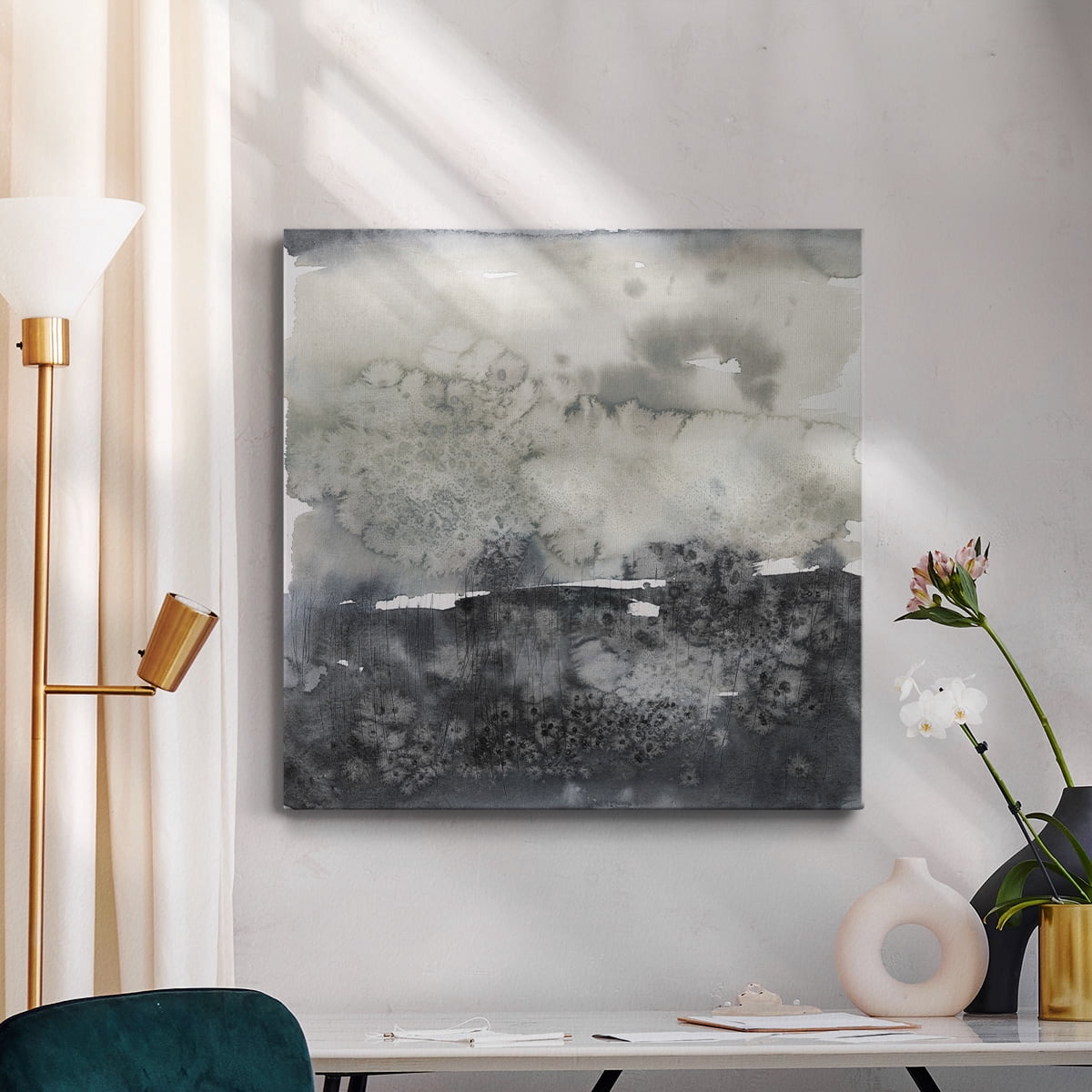 Wexford Home Salted Horizon I-Premium Gallery Wrapped Canvas, 40" x 40" - Ready to Hang