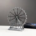 thumbnail image 5 of Grandest Birch Ferris Wheel Ornament Vintage Home Decor Nordic Style Rotatable Metal Ferris Wheel Figurine for Office Vintage Home, 5 of 8
