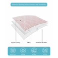 thumbnail image 5 of Quilts Twin Size, Moroccan Pink Soft Comforter Bedding Set for Bed, Abstract Geometric Plaid Gradient Lightweight Quilted Bedspread with Pillow Cover(2 Pieces) for All Season, 68x86 Inch, 5 of 6