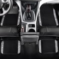 thumbnail image 4 of Car-Grand Bling Rhinestone Diamond car floor mats shining carpet sparkly glitter crytal with anti-slip heel waterproof universal fit cute girl women 4pcs Black silver, 4 of 9