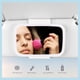 thumbnail image 5 of Espejo recargable del coche con luces LED Visa de sol Universal Maquillaje Táctiles Touch Spreads Travel Travel Sun-Shoing Accesories Belleza Eigraketly  HA011050-00B, 5 of 7