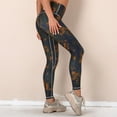 thumbnail image 6 of IROINNID Women's Pants Skinny Print High Waist Sports Tie-Dye Workout Bottom Yoga Pants Tight Legging, 6 of 8
