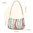 thumbnail image 3 of FORMRS Womens Shoulder Bag with Chain Strap Clutch Purse Cute Tote Handbag, Light Blue Pattern, 3 of 7