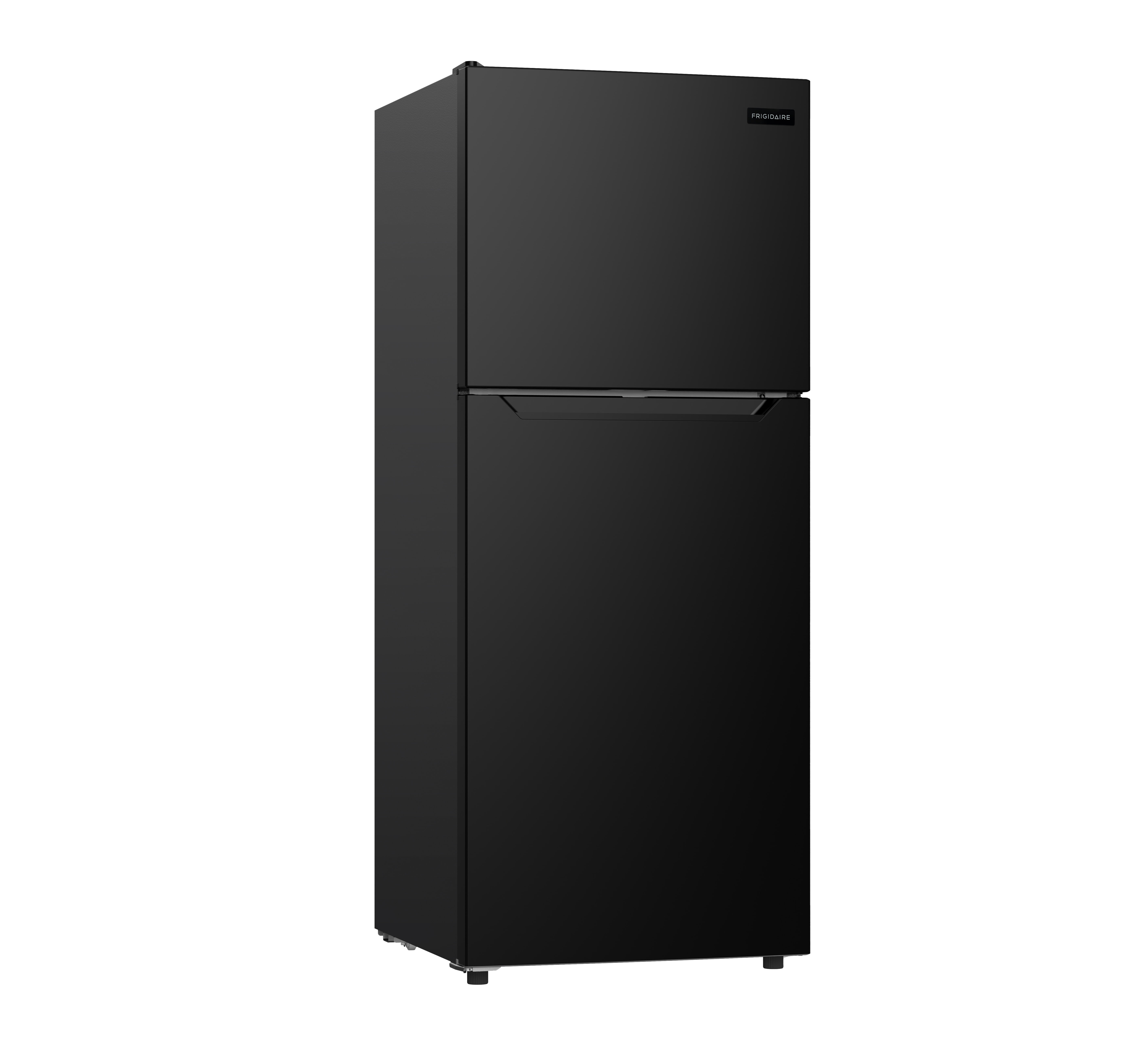 Frigidaire 10 Cu. ft. Top Freezer Refrigerator with Airflow Control, Frost-Free Apartment Size Fridge for Kitchen, Office, Black