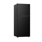 Frigidaire 10 Cu. ft. Top Freezer Refrigerator with Airflow Control, Frost-Free Apartment Size Fridge for Kitchen, Office, Black