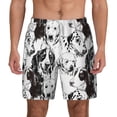 thumbnail image 2 of Goofa Labrador Retriever Dog Printed Men's Swim Trunks Board Shorts Quick Dry Mens Swimming Trunks with Compression Liner,Breathable Fit Hawaii Beach Shorts-Medium, 2 of 9