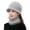 Grey, variant on Naierhg Beanie Mother Winter Hat Scarf Set Bow-knot Neck Protection Solid Color Thicken Knitted Keep Warm Elastic Short Brim Skiing Hat Scarf Set Women Clothes AccessoryLight Brown