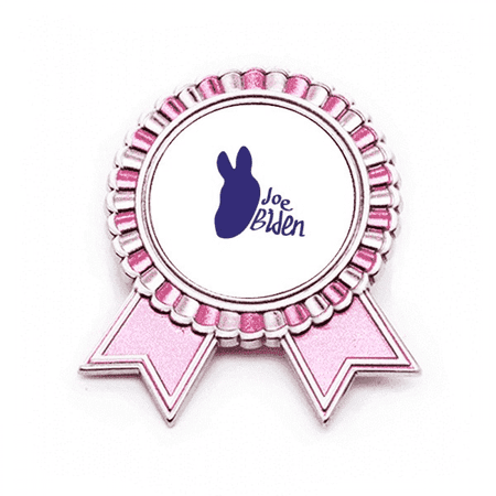 United States Democrats Politic Joe Blue Profile Badge Brooch Pin Pink Winner Award Medal