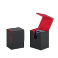 thumbnail image 4 of Card Deck Box Holder with Baffle Album Gathering Card Toy Container Display Game Black Red, 4 of 8
