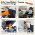 thumbnail image 6 of Slide Transfer Board, Thickened Patient Transfer Board with 330lbs Weight Capacity, Curved Transferring Board with Handle, Slide Assist Device for Bed Car Toilet, 6 of 6