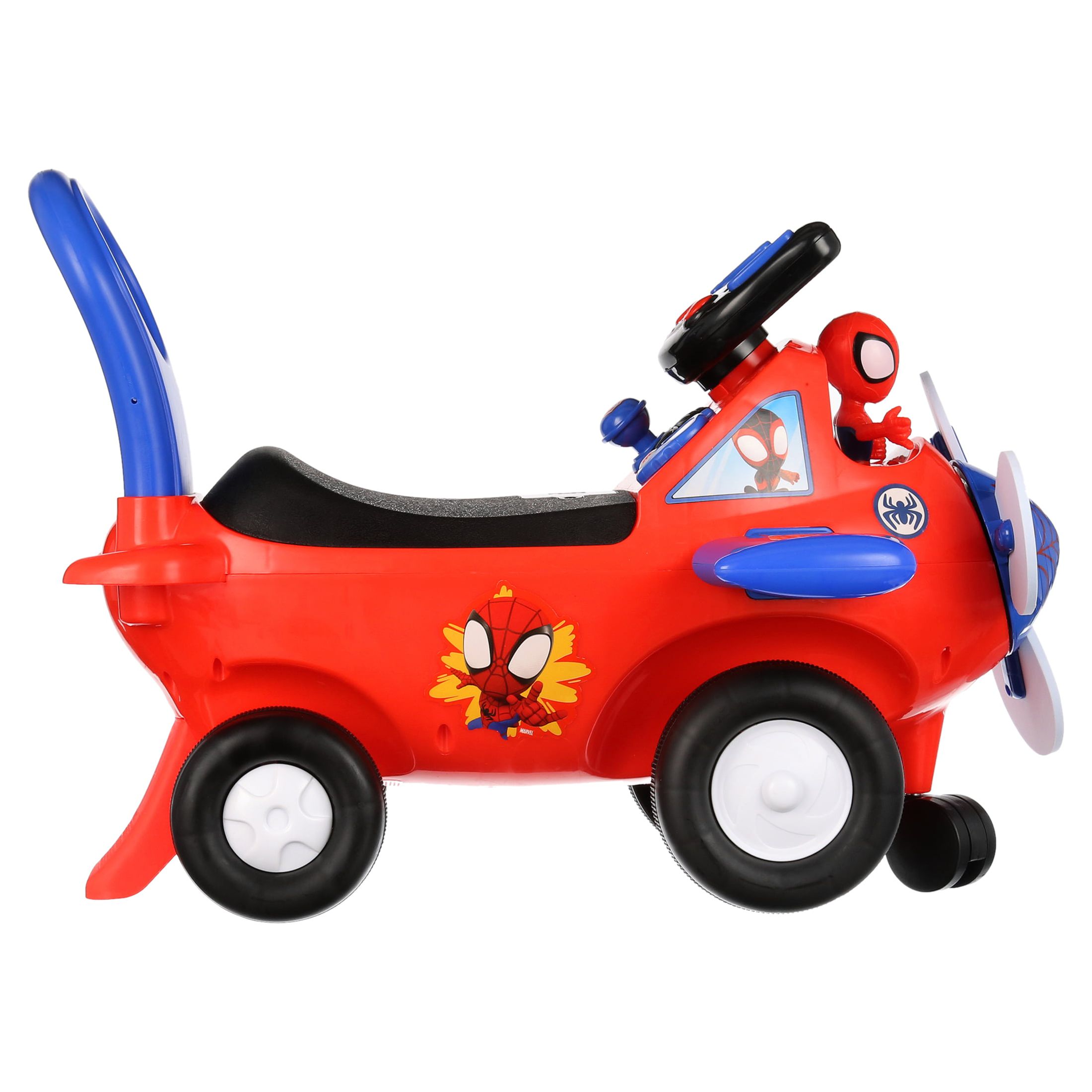 Marvel Spidey Activity Plane Ride-On Toy, Ages 1-3 photo 3