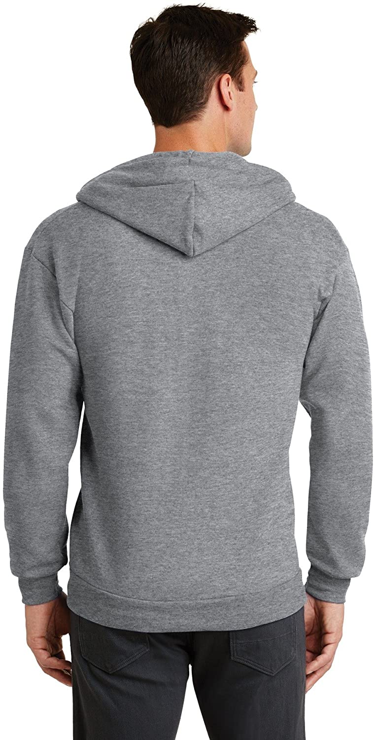 Port & Company Men's Classic Full-Zip Hooded Sweatshirt PC78ZH - image 3 of 4