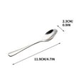 thumbnail image 3 of JoyMoreHome 8 Inch Stainless Steel Teaspoon, Tablespoon, Silverware Spoons for Home,Kitchen or Restaurant, Dishwasher Safe, 3 of 5
