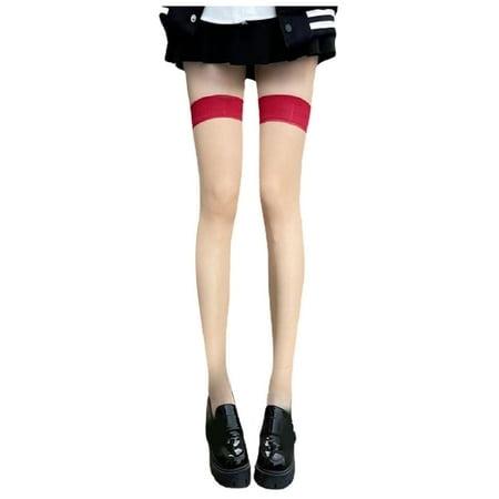 FhsagQ Chaussettes Hommes Chaussettes Sans Entrejambe Dames Bas Patchwork Jambes Bas Longs Chaussettes pour Hommes Grande Taille Chaussettes Hommes Taille Unique