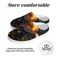 thumbnail image 6 of Lsque Golden Koi And Treasure Pattern Womens Comfort Cotton on Scuff With Memory Foam and Anti-skid Sole Slipper-37/38, 6 of 7