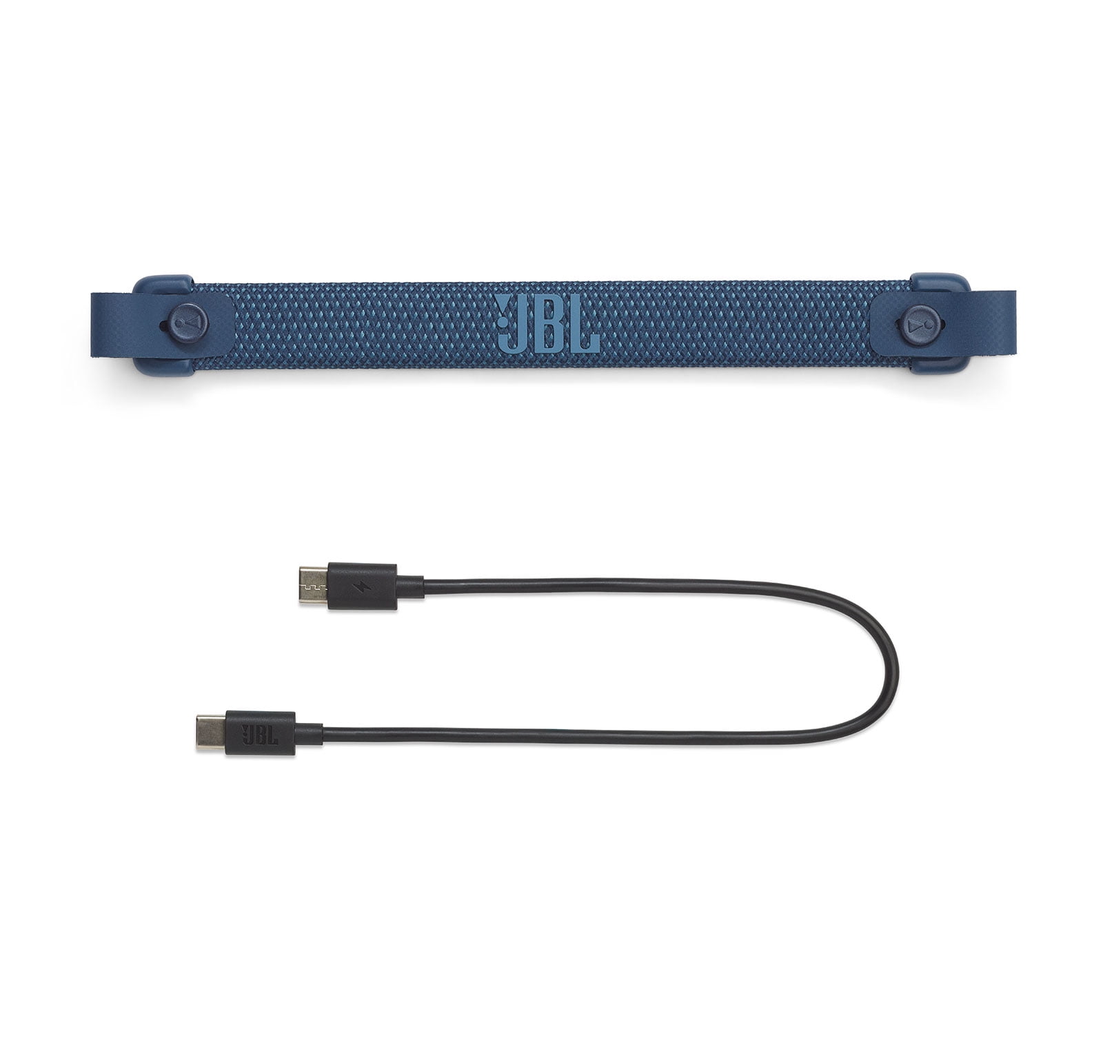 JBL Charge 6 Portable Bluetooth Speaker & 6ft USB-C Braided Cable Bundle - Blue