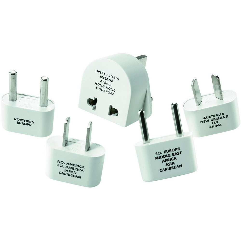 Adapter Plug Set For Worldwide Use