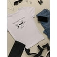 thumbnail image 3 of Always A Reason To Smile T-Shirt Women -Image by Shutterstock, Female Small, 3 of 4