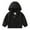 Black, variant on Maean Toddler Boys Windbreaker Casual Outerwear Kids Lightweight Zip Hoodie Jacket Baby Coat with Pockets