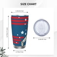 thumbnail image 4 of KLL Astronaut Runs Forward Print 40oz Stainless Steel Insulated Car Cup with Spillproof Lid - Keep Your Drink Hot or Cold on the Go-Straw Two-piece Set, 4 of 8