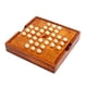 thumbnail image 1 of Tablero De Solitario De Madera, Tablero De Ajedrez De Mármol, Tablero De Juego Con Caja De Almacenamiento, 33 Canicas Para El Hogar, Adultos, Niños Mayores De 6 Años Yuarrent FN002600-00, 1 of 6