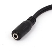 Unique Bargains 3.5mm Female Stereo to 2 RCA Male AV Audio Cable Cord Adapter