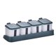 thumbnail image 2 of Juego de Tarros para Condimentos, Tipo Prensa, con 4 Compartimentos, Ideal para Colocar Glutamato Monosódico, Condimentos y Utensilios de Cocina., 2 of 6