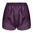 thumbnail image 5 of WCJM Purple Women's Fashion Casual Pajama Shorts Comfortable Lingerie Pajama Pants, 5 of 8