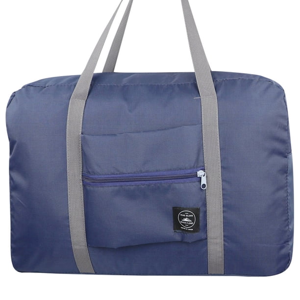 Xihbxyly Bolsa de Viaje Plegable, Tela Oxford de Gran Capacidad, Organizador de Equipaje Azul Oscuro, Duradera y Ligera, Solución de Almacenamiento Portátil, Artículos Esenciales de Viaje, Tamaño 480