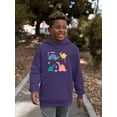 thumbnail image 2 of Colorful Dinos Hoodie Juniors -Image by Shutterstock,  Large, 2 of 4