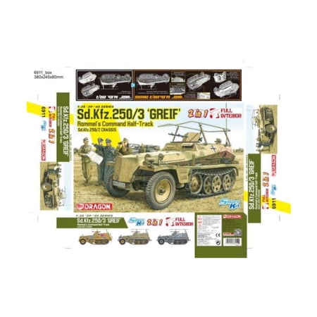 Dragon Models Sd.Kfz.250/3 "Greif" (2 in 1) New