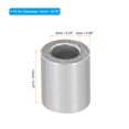 thumbnail image 2 of Unique Bargains 3/16" 5mm Aluminum Crimping Loop Sleeve Single Round Ferrule for Wire Rope Cable Line End, Silver 25pcs, 2 of 5