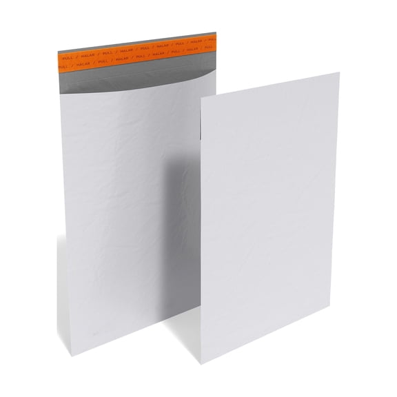 MyOfficeInnovations 12"W x 15.5"L Peel & Seal ProLite Poly Mailers White 100/PK (51647) 691432