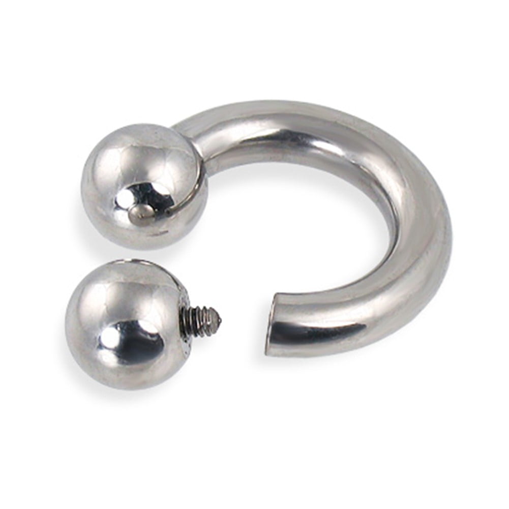 MsPiercing Internally Threaded Circular Barbell, 6 Ga,5/8" (16Mm