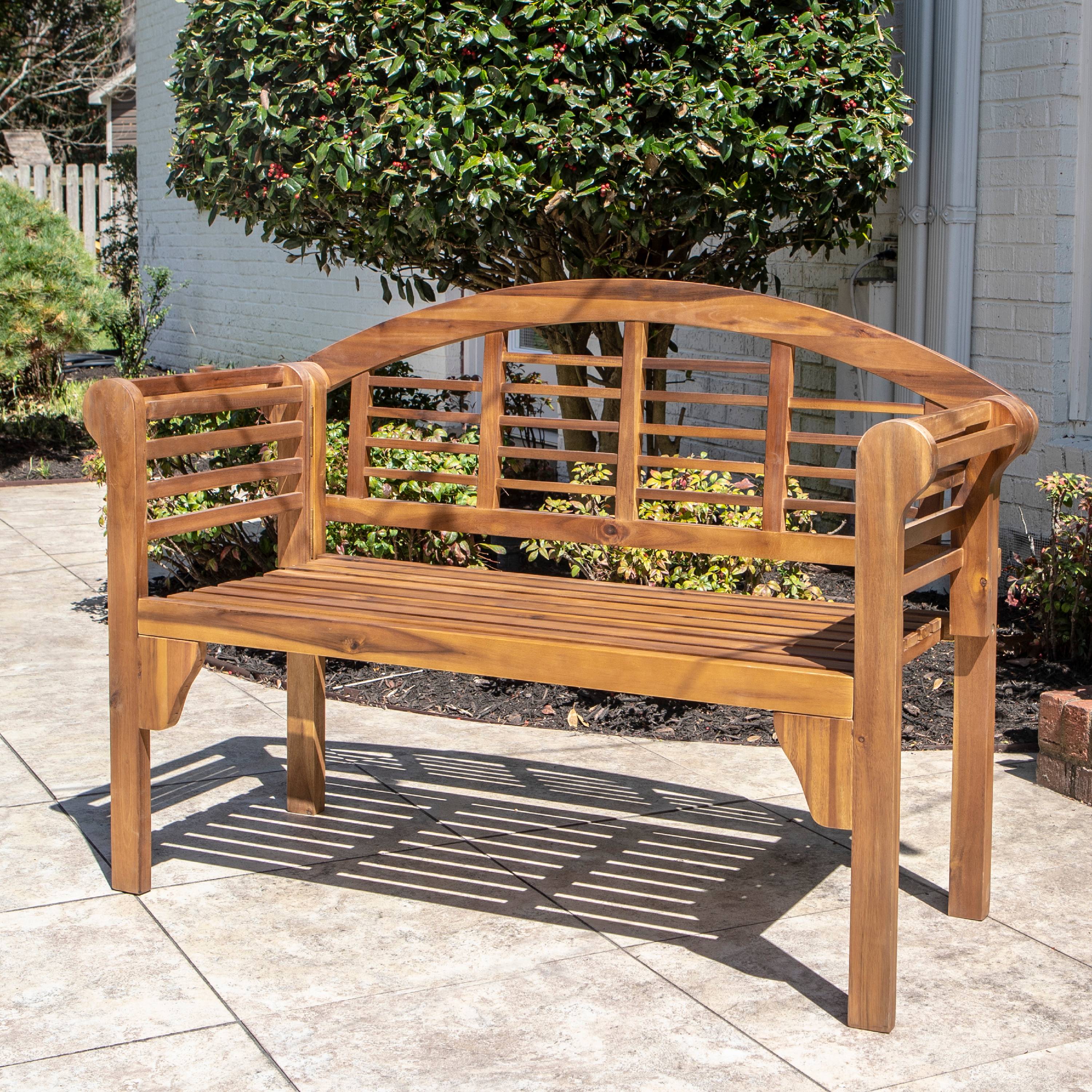 Décor Therapy FR8587 Outdoor Bench White 