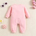 thumbnail image 6 of YDFCWXW Unisex Baby Romper Long Sleeve 100% Cotton Baby Clothes, Baby Footless Jumpsuit for Infant Boys Girls (Pink, 6-12Months), 6 of 7